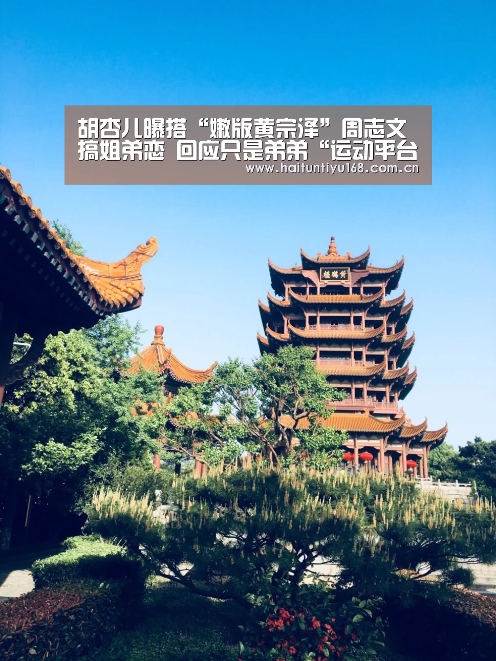 胡杏儿曝搭“嫩版黄宗泽”周志文搞姐弟恋 回应只是弟弟“运动平台”(图1) 运动平台